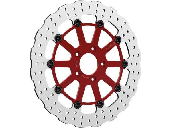 El Diabolo (Steve) Design Floating Brake Disc Red Inner Carrier 13" Front