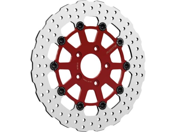 El Diabolo (Steve) Design Floating Brake Disc Red Inner Carrier 11,5" Front