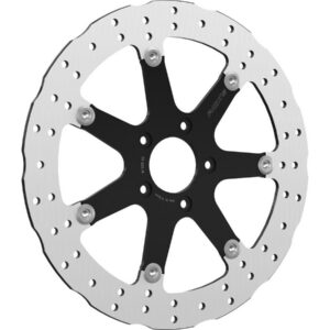 Seven Sins Wave Design Floating Brake Disc Black Inner Carrier 13" Front