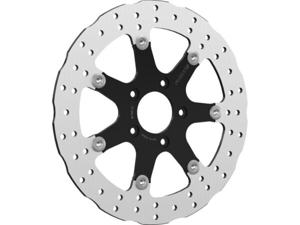 Seven Sins Wave Design Floating Brake Disc Black Inner Carrier 11,8" Front