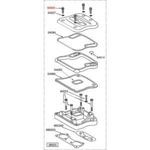 Rocker Box Cover Flange Bolt Chrome