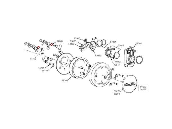 ALUM. HEAD BREATHER WASHERS Seal Washers — изображение 3