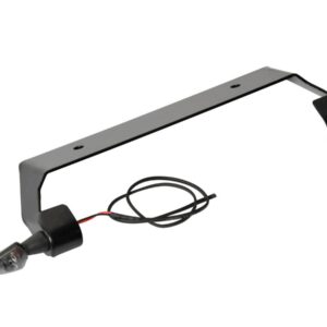 Wide Rear Turn Signal Bracket Black Powder Coated