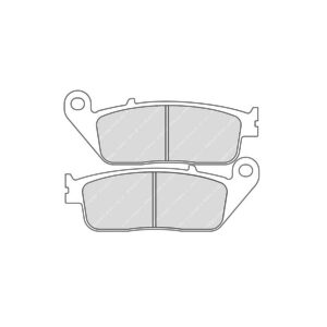 Road Platinum Mid-Metallic Brake Pads Organic Rear
