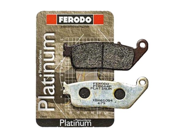 Road Platinum Mid-Metallic Brake Pads Organic Rear — изображение 2