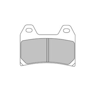 Road Platinum Mid-Metallic Brake Pads Organic Front
