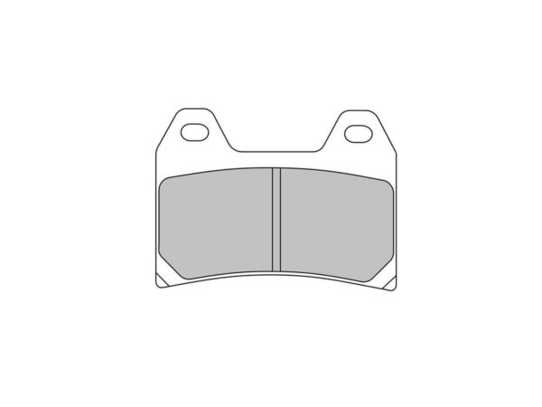 Road Platinum Mid-Metallic Brake Pads Organic Front