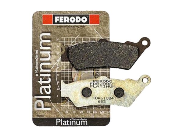 Road Platinum Mid-Metallic Brake Pads Organic Rear — изображение 2
