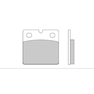 Semi Metallic Compound G1054 Brake Pad Organic Rear