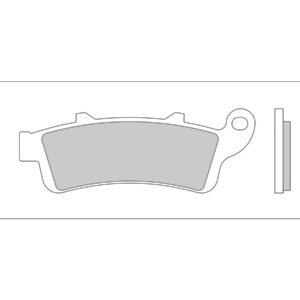 Semi Metallic Compound G1054 Brake Pad Organic Front