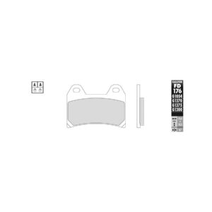 Sintered G1370 Brake Pads Sinter Front